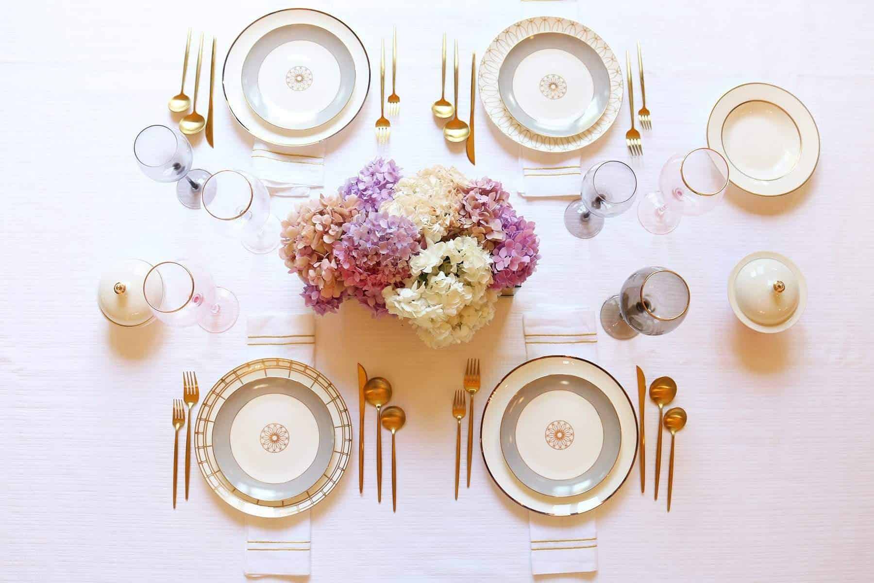 Gold Izmir Dinner Plate-Set of 4